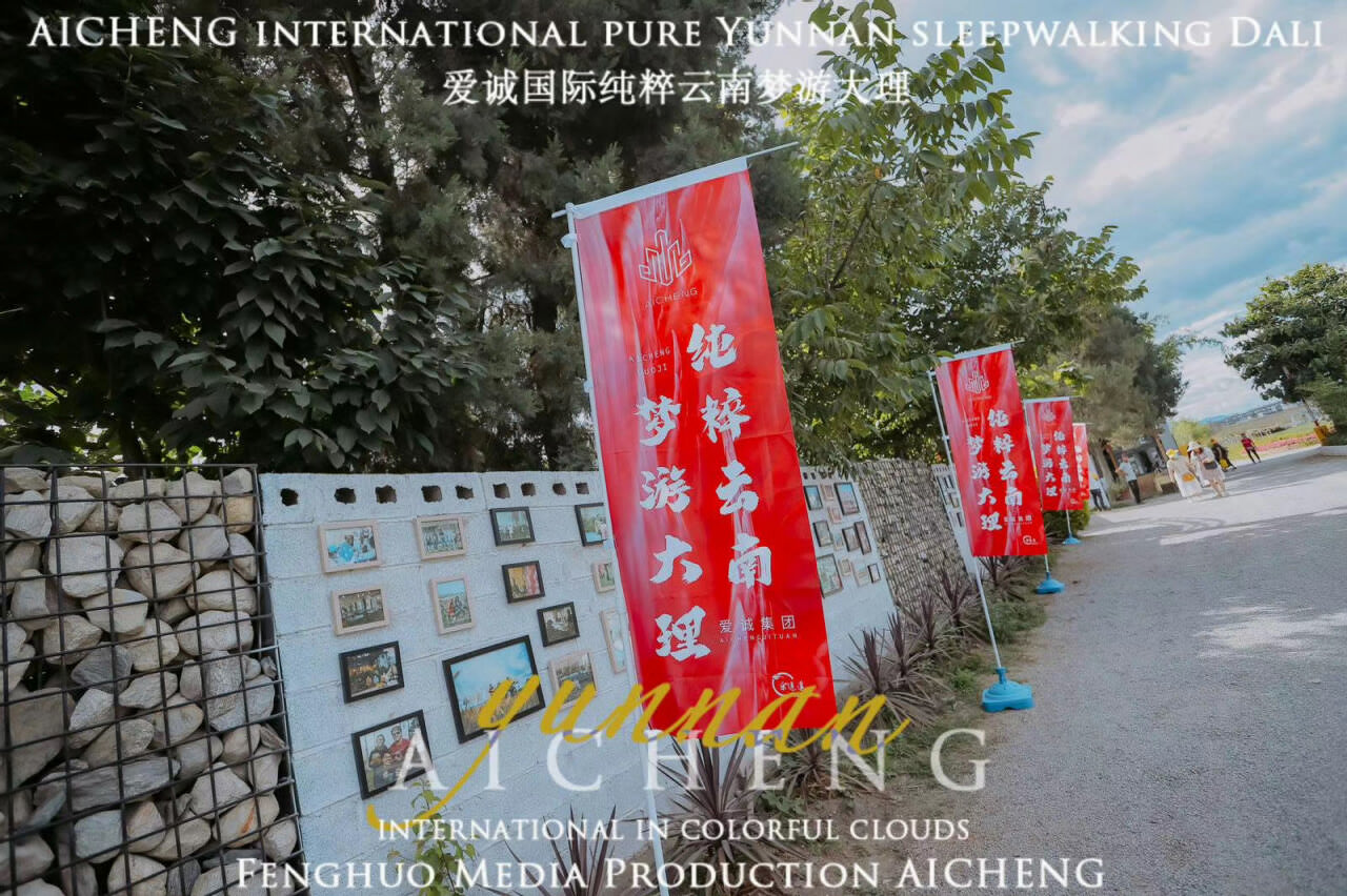 大理水花庄园篝火晚会